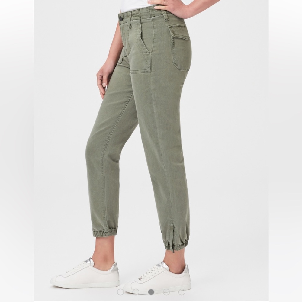 Paige mayslie jogger - vintage ivy green- size 27
